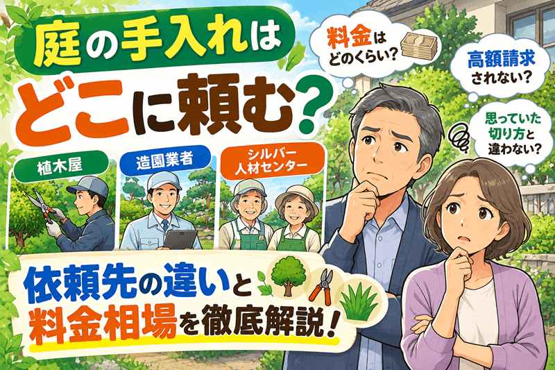 庭の手入れ業者おすすめ5選！追加料金で損しない選び方と相場
